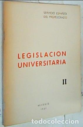 B&uuml;cher: Legislaci&oacute;n universitaria II - AN&Oacute;NIMO: