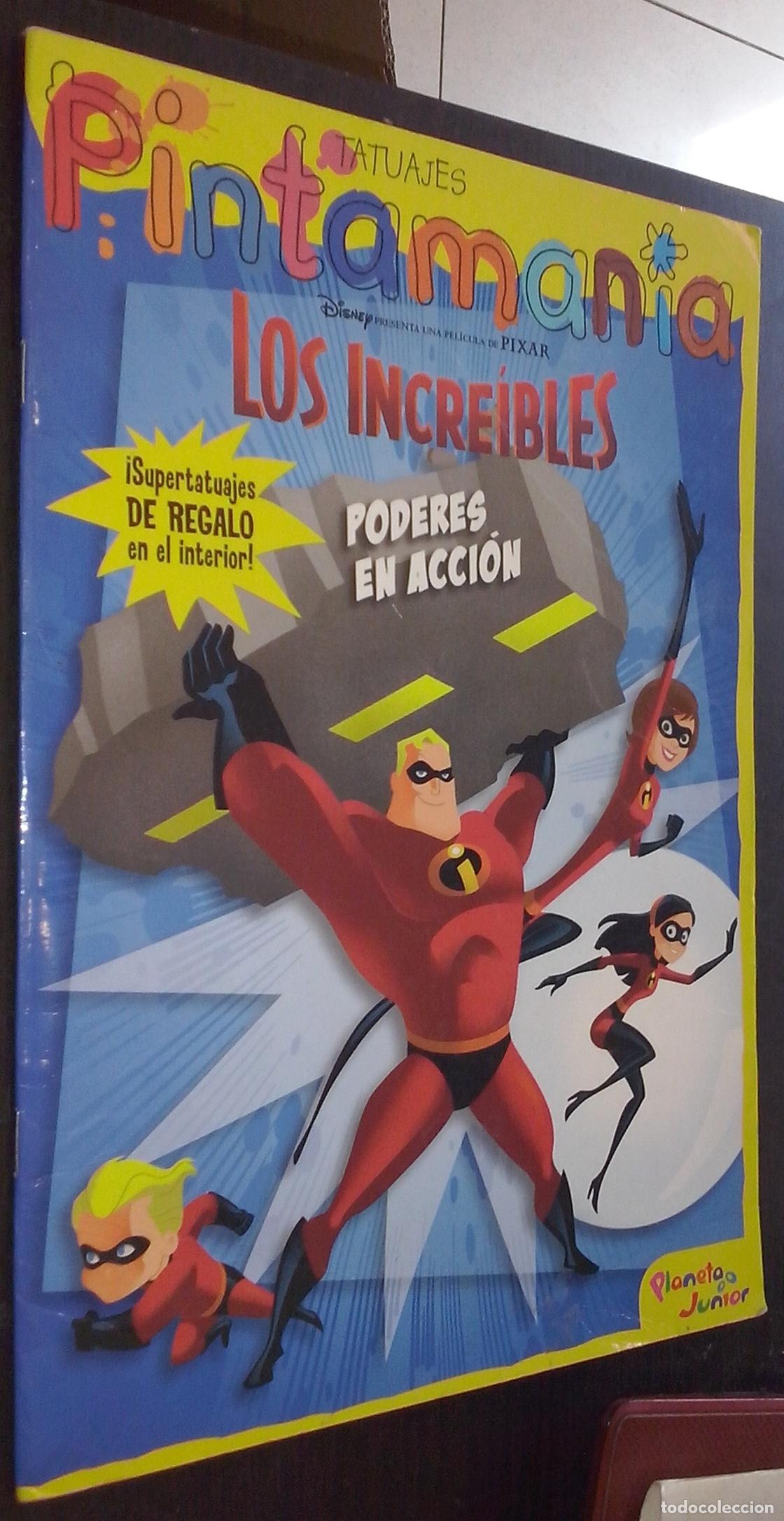 Libros: Pintaman&iacute;a. Los incre&iacute;bles. Poderes en acci&oacute;n - AN&Oacute;NIMO: - Foto 1