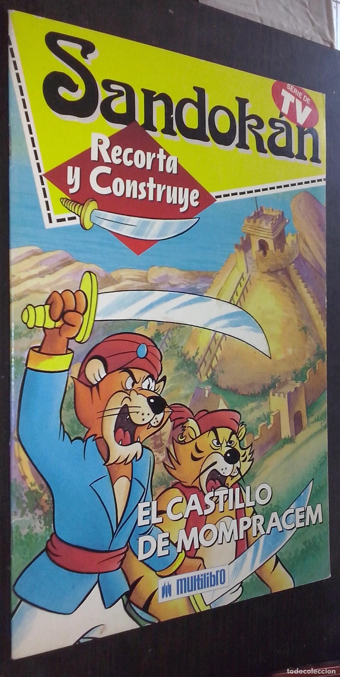 Libri di seconda mano: Sandok&aacute;n. Recorta y construye - AN&Oacute;NIMO: