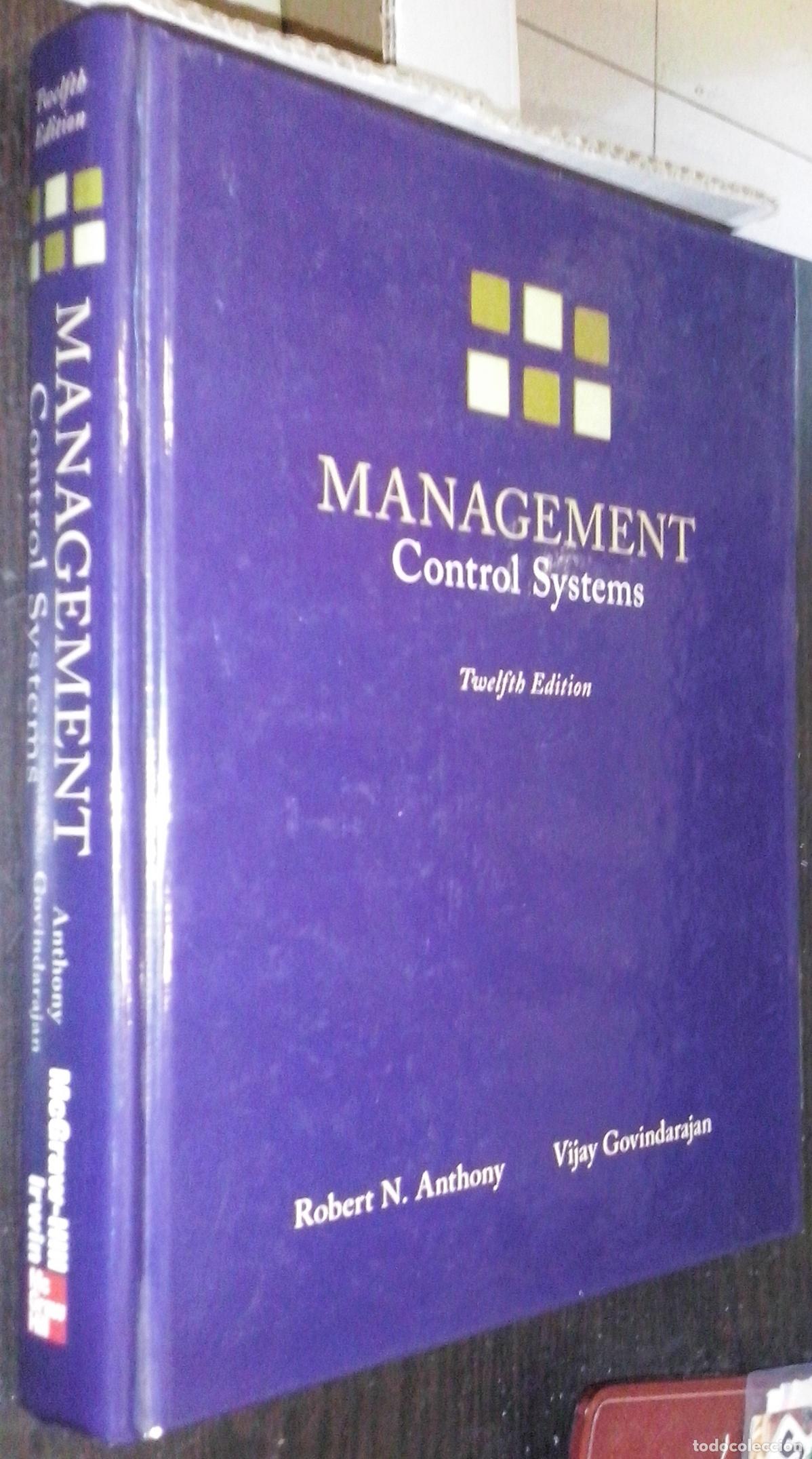B&uuml;cher: Management. Control Systems - ANTHONY, Robert N. and GOVINDARAJAN, Vijay: