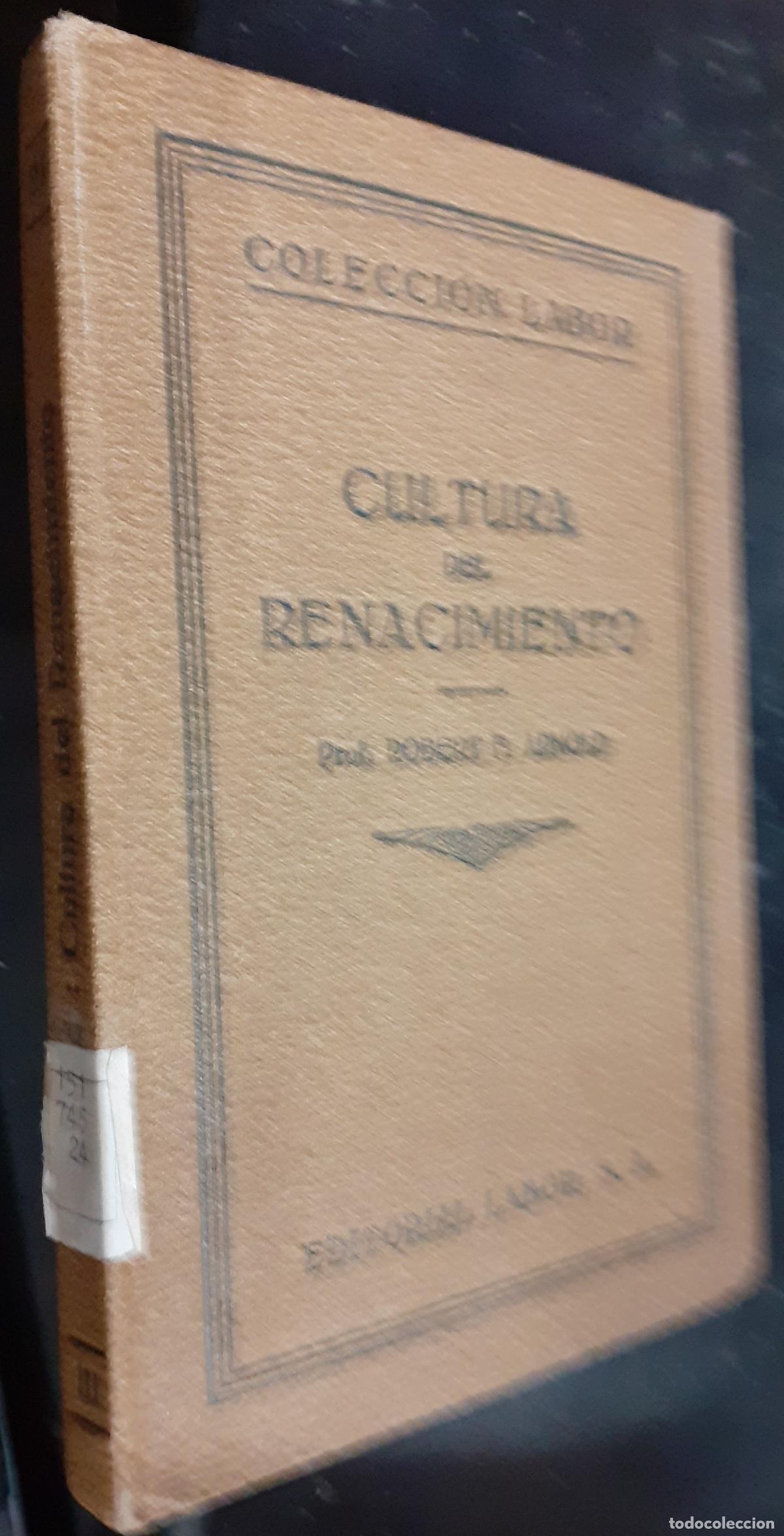 Libri di seconda mano: Cultura del Renacimiento - ARNOLD, Robert F.: