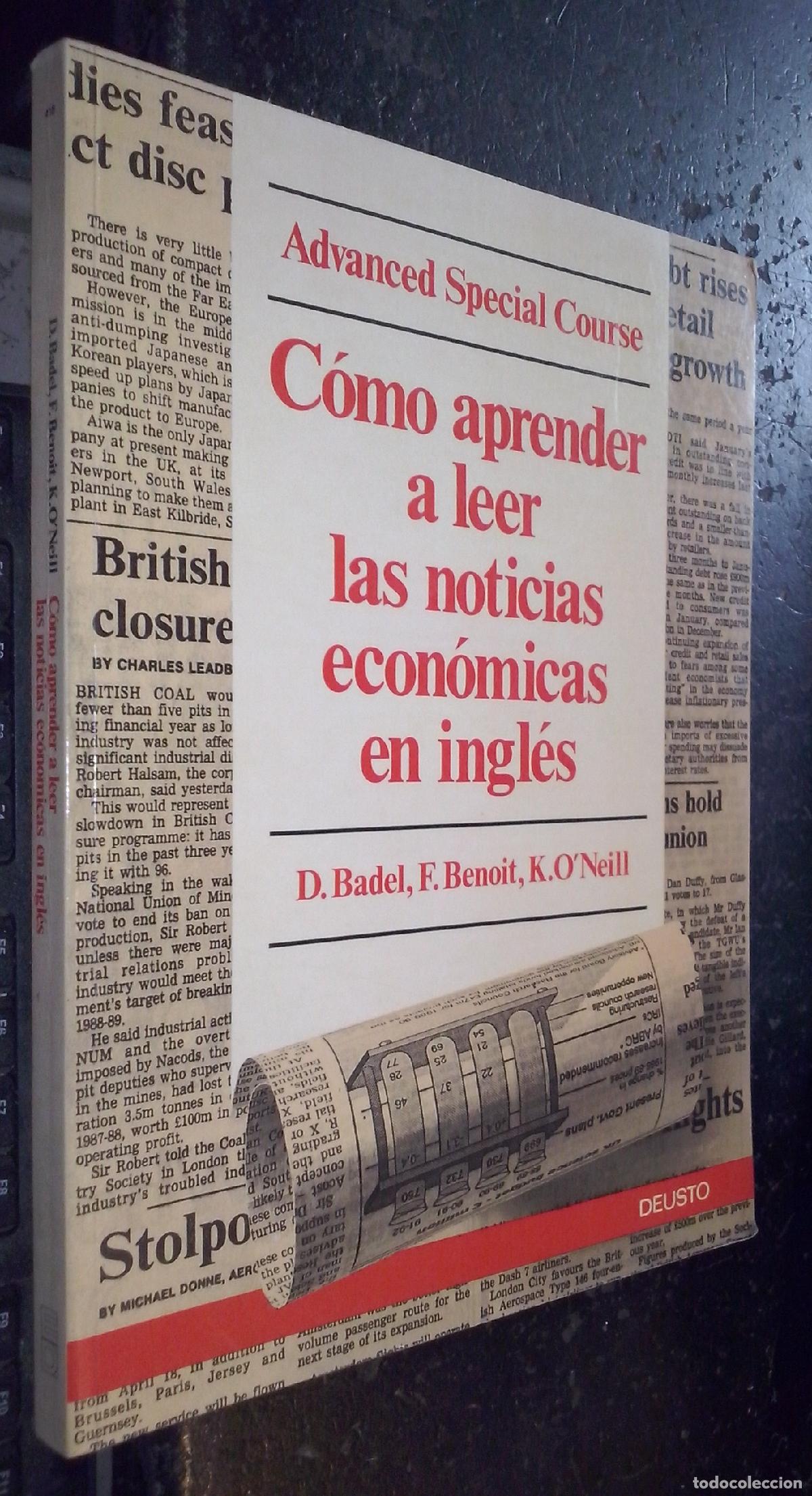 Libros: C&oacute;mo aprender a leer las noticias econ&oacute;micas en ingl&eacute;s. Advance Special Course - BADEL, Danielle; BE - Foto 1