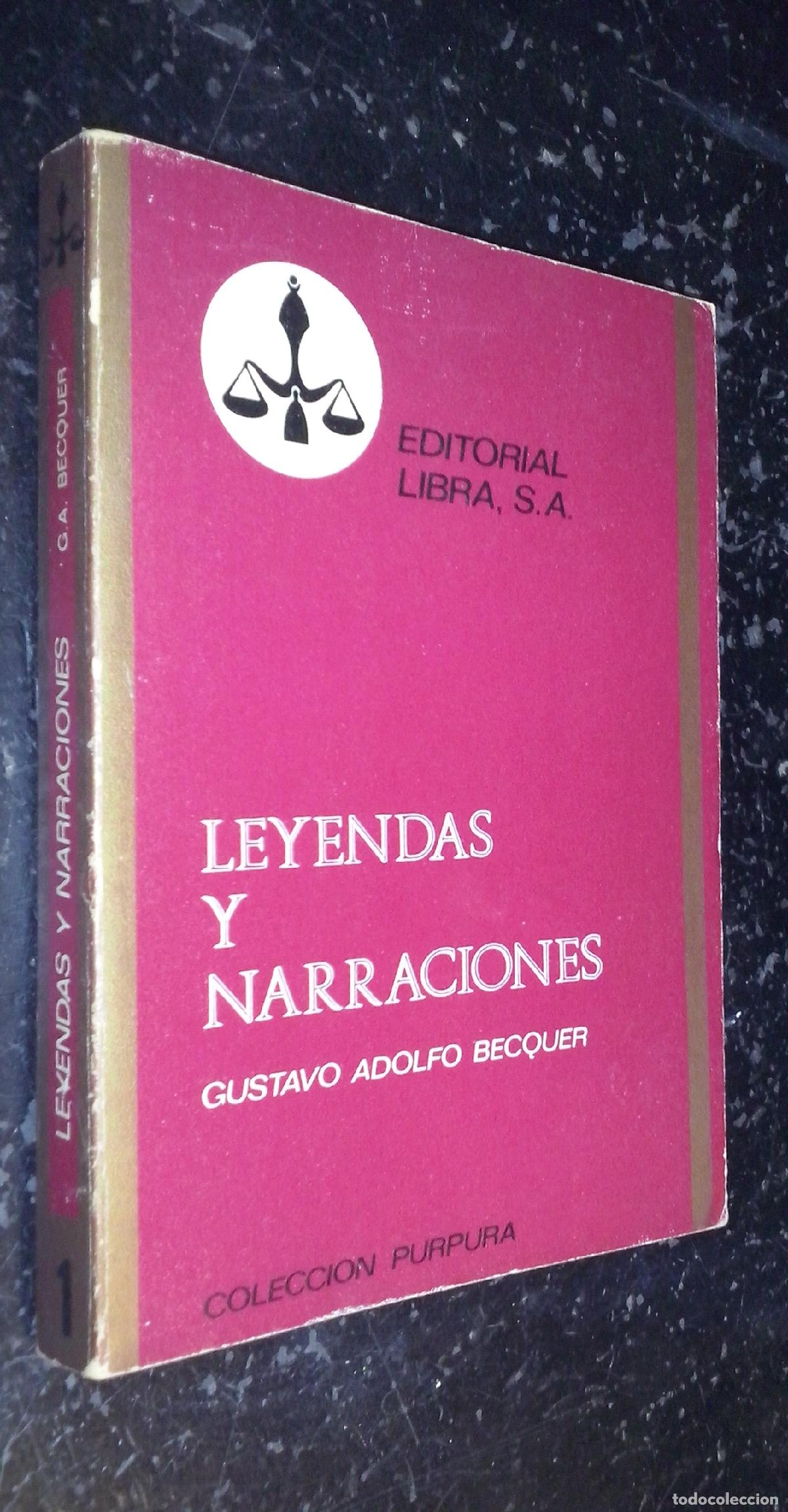 Libros: Leyendas y narraciones - B&Eacute;CQUER, Gustavo Adolfo: - Foto 1