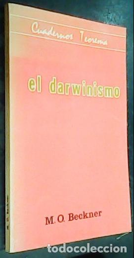 Libri di seconda mano: El darwinismo - BECKNER, M. O.: