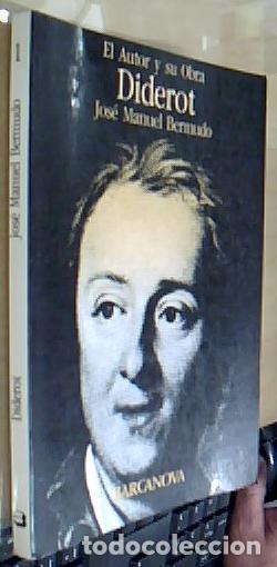 Libros: Diderot. El autor y su obra - BERMUDO, Jos&eacute; Manuel: - Foto 1
