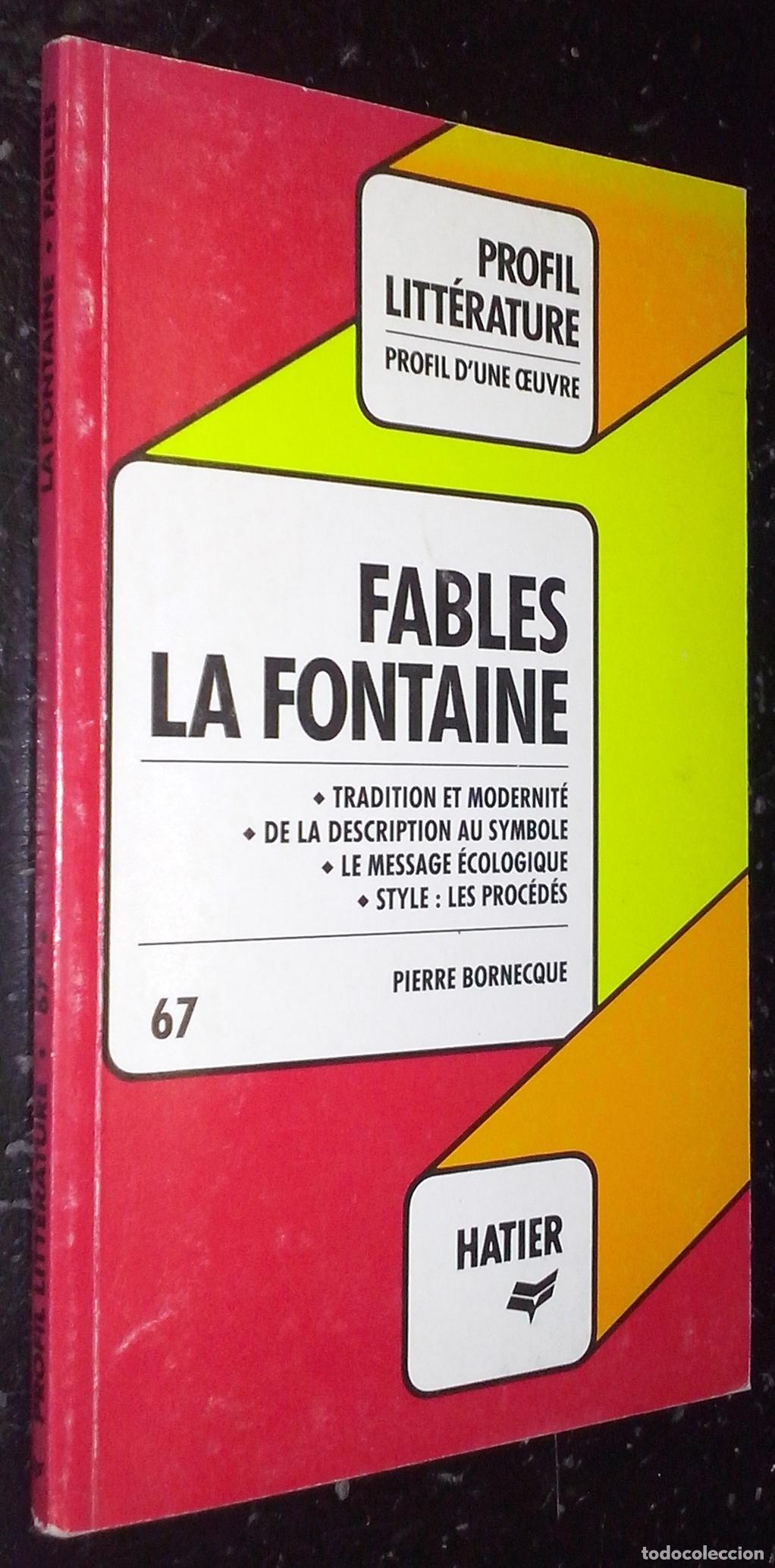 B&uuml;cher: Fables. La fontaine. Analyse critique - BORNECQUE, Pierre: