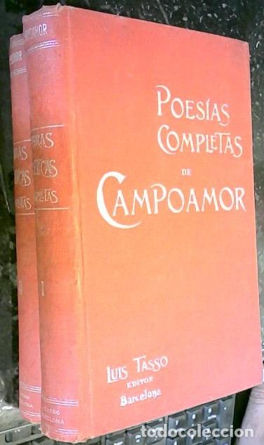 Libros: Obras po&eacute;ticas completas. 2 tomos - CAMPOAMOR, Ram&oacute;n de: - Foto 1