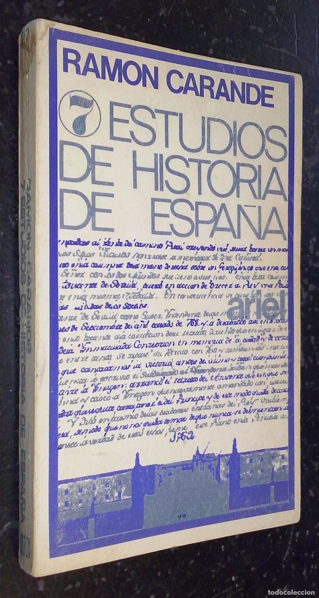 Libros: Estudios de historia de Espa&ntilde; - CARANDE, Ram&oacute;n: - Foto 1