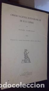 Libri di seconda mano: Observaciones fotogr&aacute;ficas de R X Cephei - CARRASCO, Rafael: