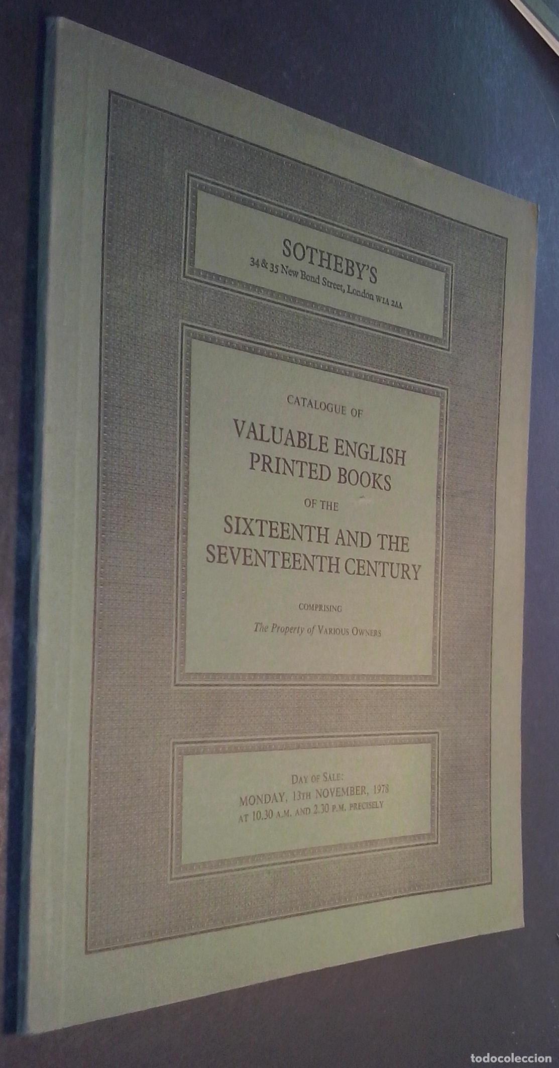 Livros em segunda m&atilde;o: Catalogue of Valuables English Printed Books of the Sixteenth and the Seventeenth Century Comprising