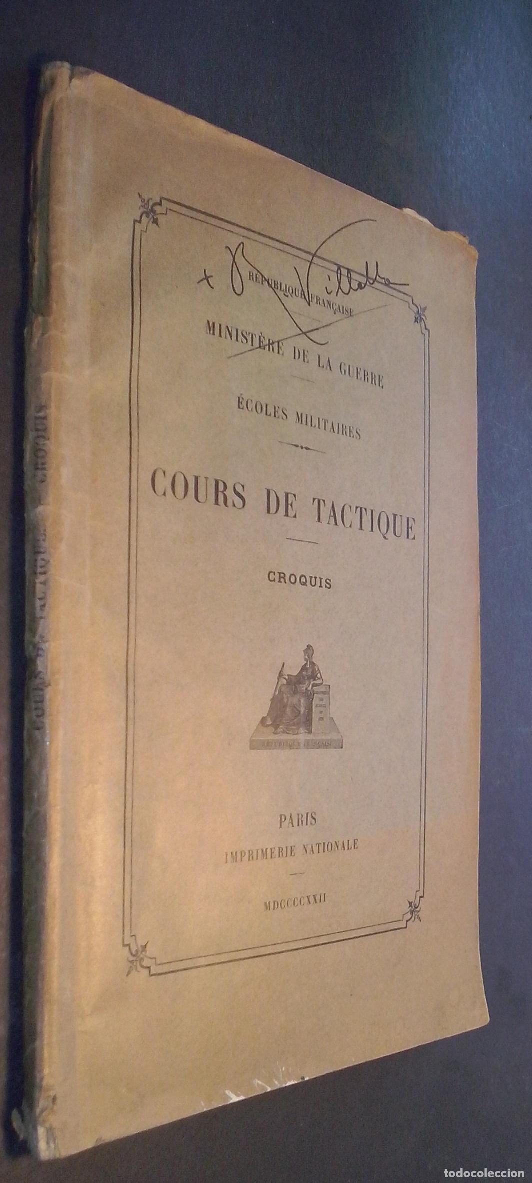Libros: Cours de tactique. Croquis - AA. VV.: