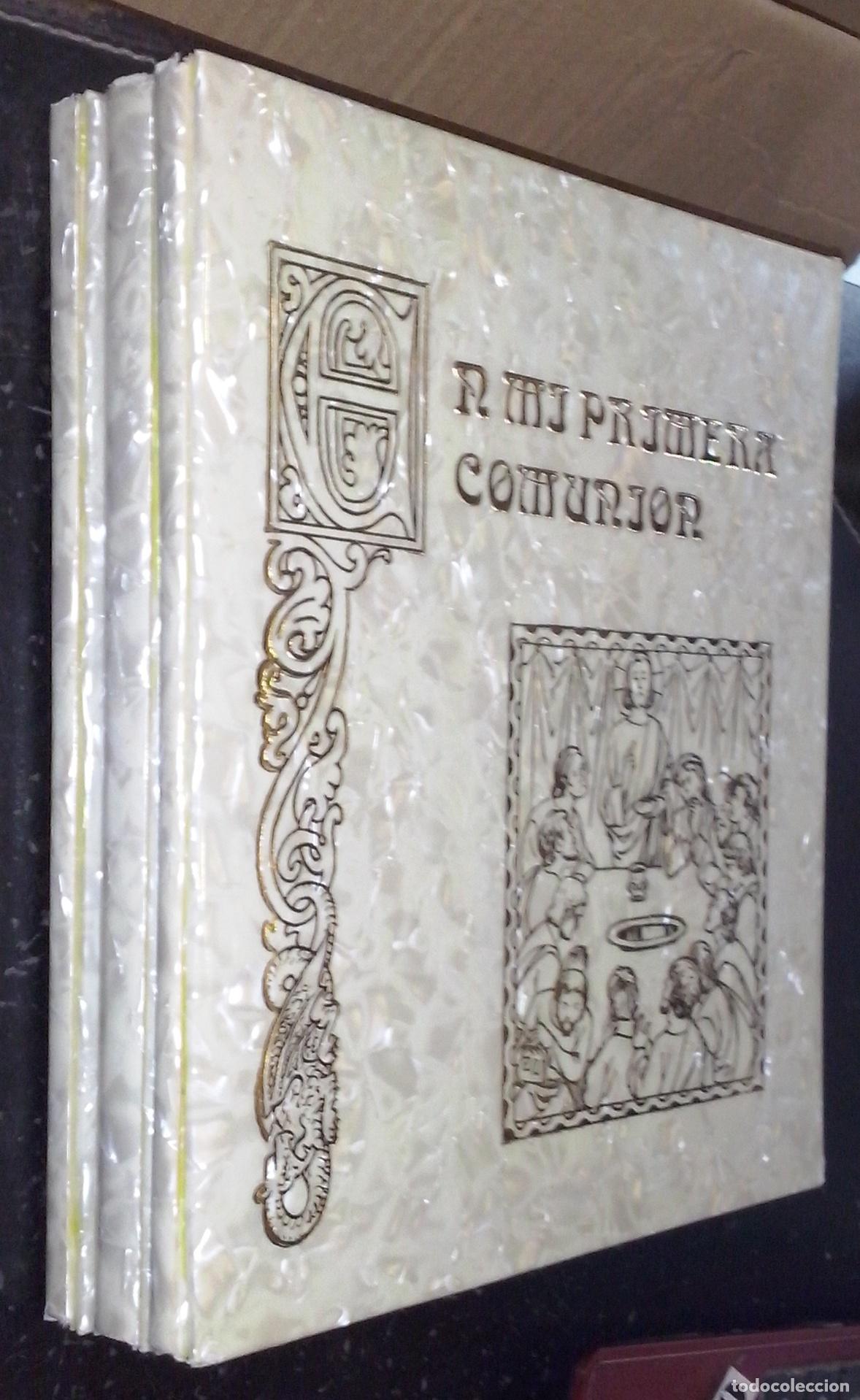 Libri di seconda mano: En mi primera comuni&oacute;n. Fotograf&iacute;as. Peque&ntilde;o evangelio. 3 tomos - AA. VV.: