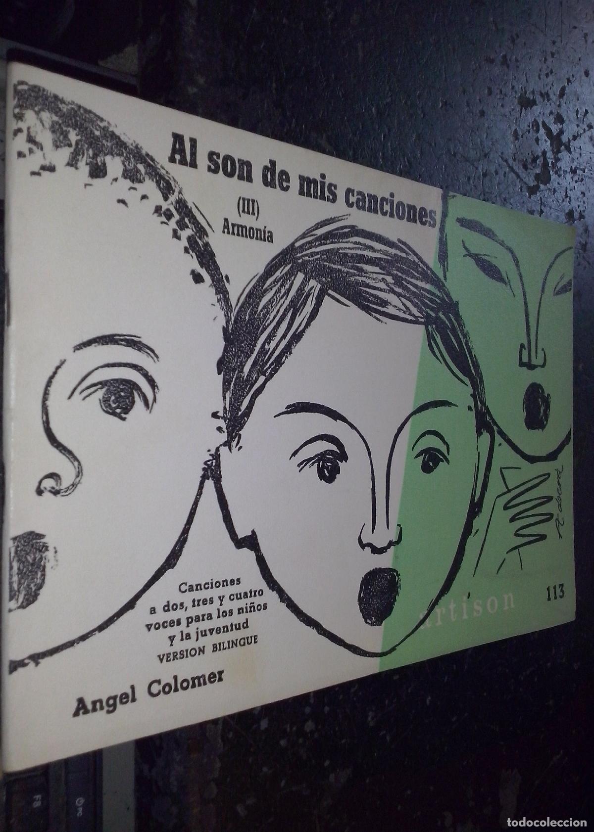 Libros: Al son de mis canciones. Al so de les meves cancons III. 9 canciones a varias voces. 9 cancons a var