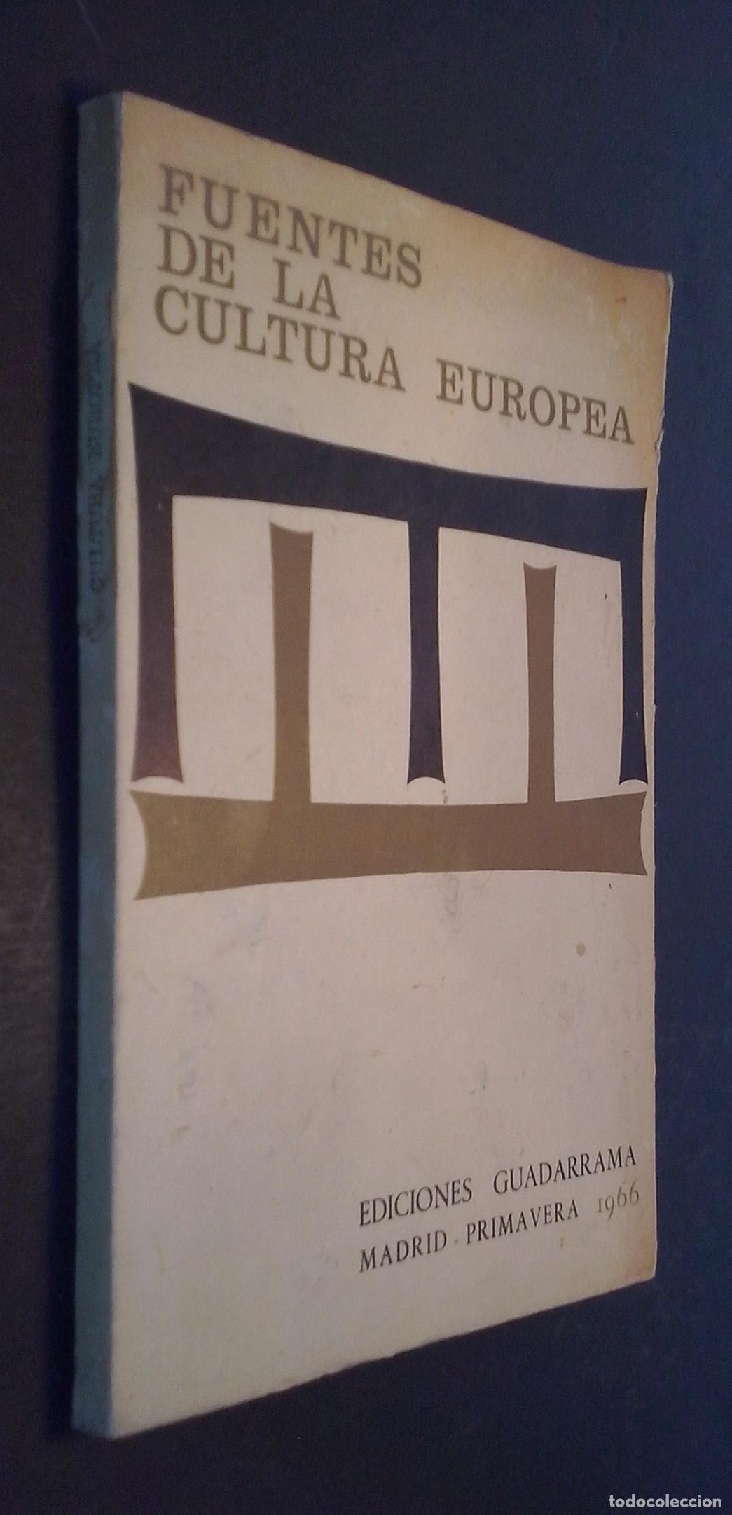 Libri di seconda mano: Fuentes de la cultura europea - AA. VV.: