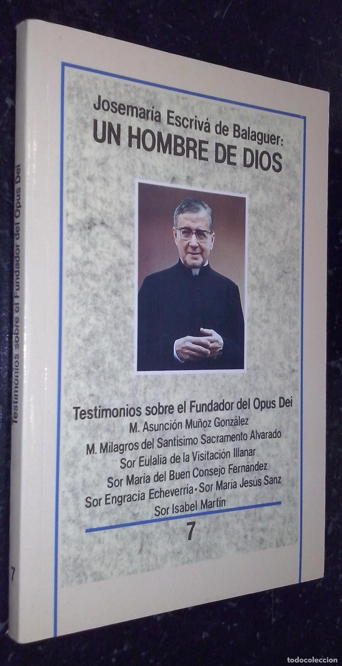 Libros: Josemar&iacute;a Escriv&aacute; de Balaguer: Un hombre de Dios - AA. VV.: