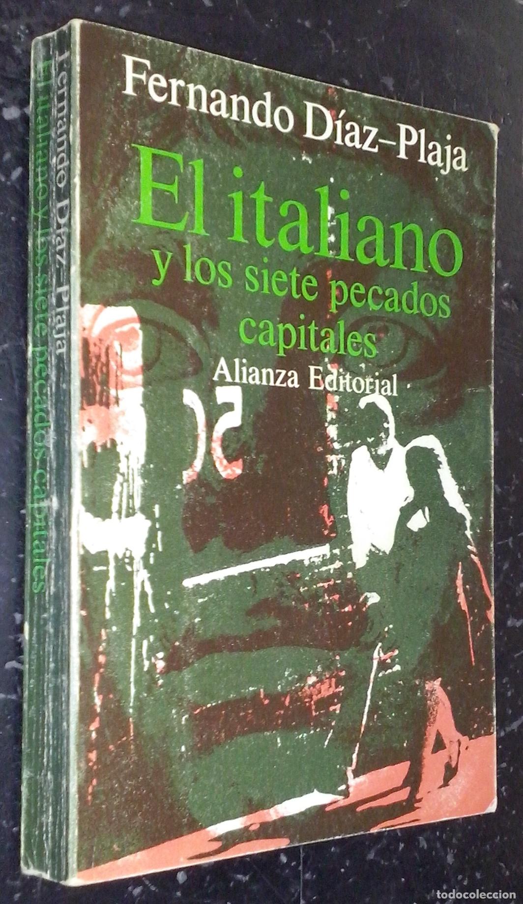 B&uuml;cher: El italiano y los siete pecados capitales - D&Iacute;AZ-PLAJA, Fernando: