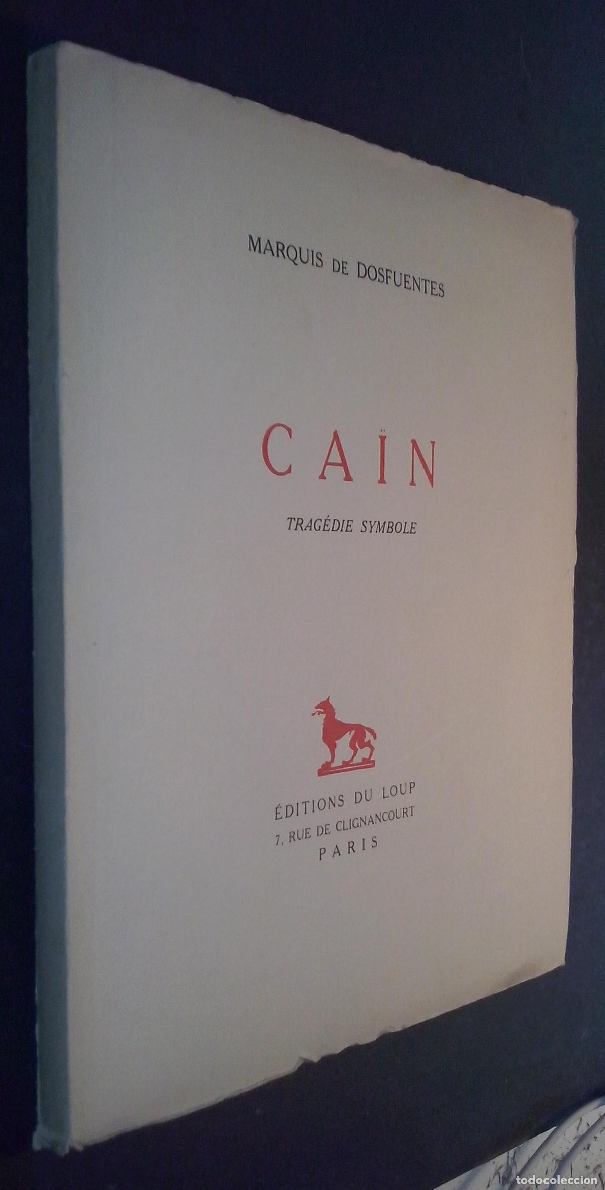 B&uuml;cher: Cain. Trag&eacute;die Symbole - DOSFUENTES, MarquIs De: