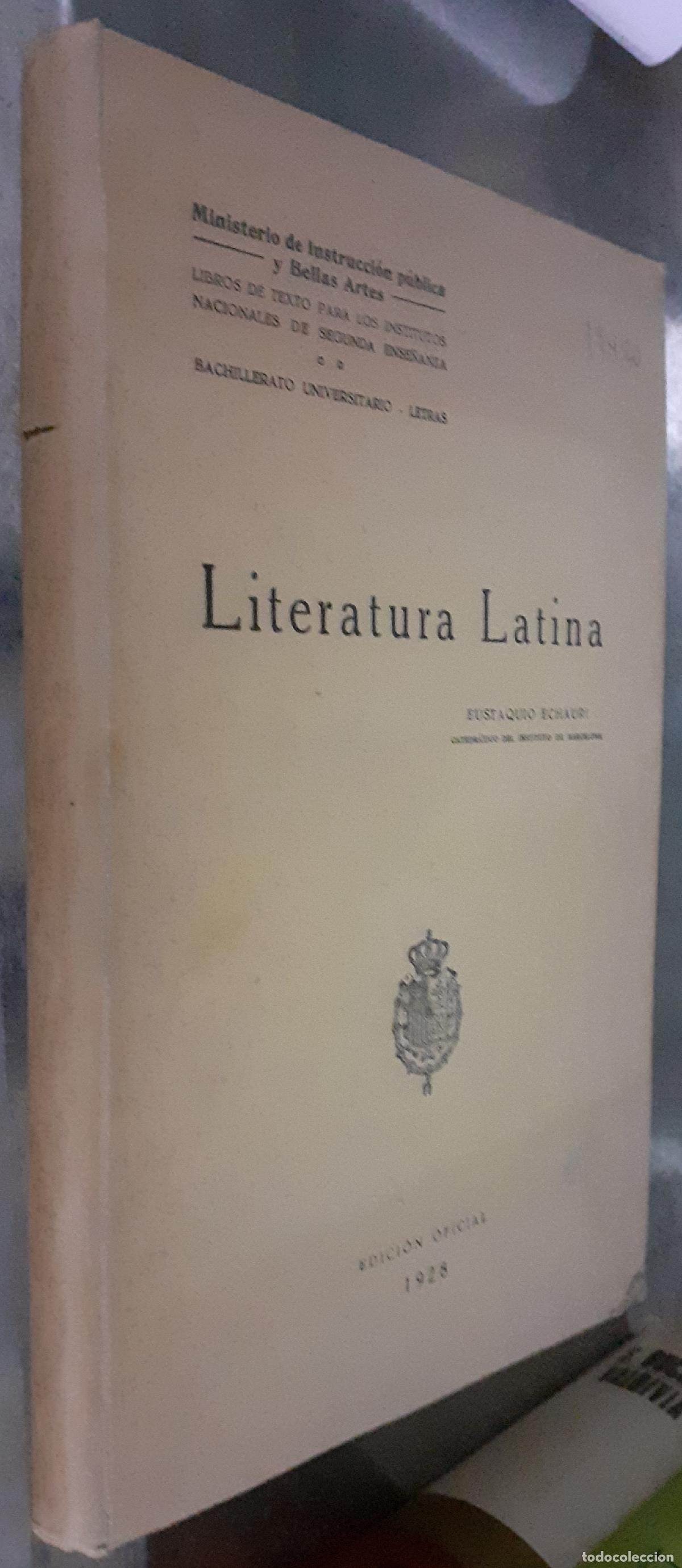Libros: Literatura latina - ECHAURI, Eustaquio: