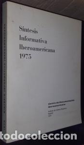 B&uuml;cher: S&iacute;ntesis informativa iberoamericana 1975 - AA. VV.:
