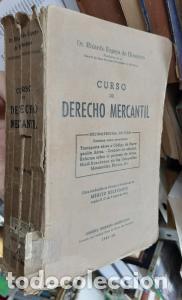 Libros: Curso de derecho mercantil - ESPEJO DE HINOJOSA, Ricardo: