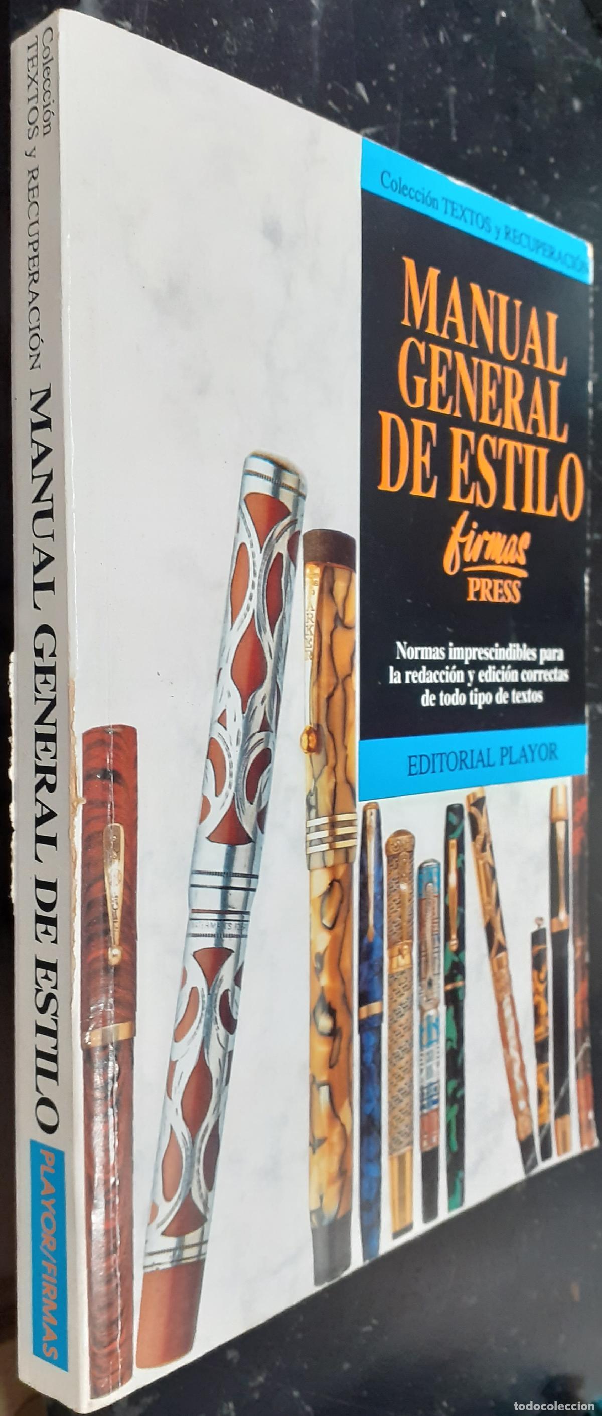 Libros: Manual general de estilo - FIRMAS PRESS, S.A.: - Foto 1