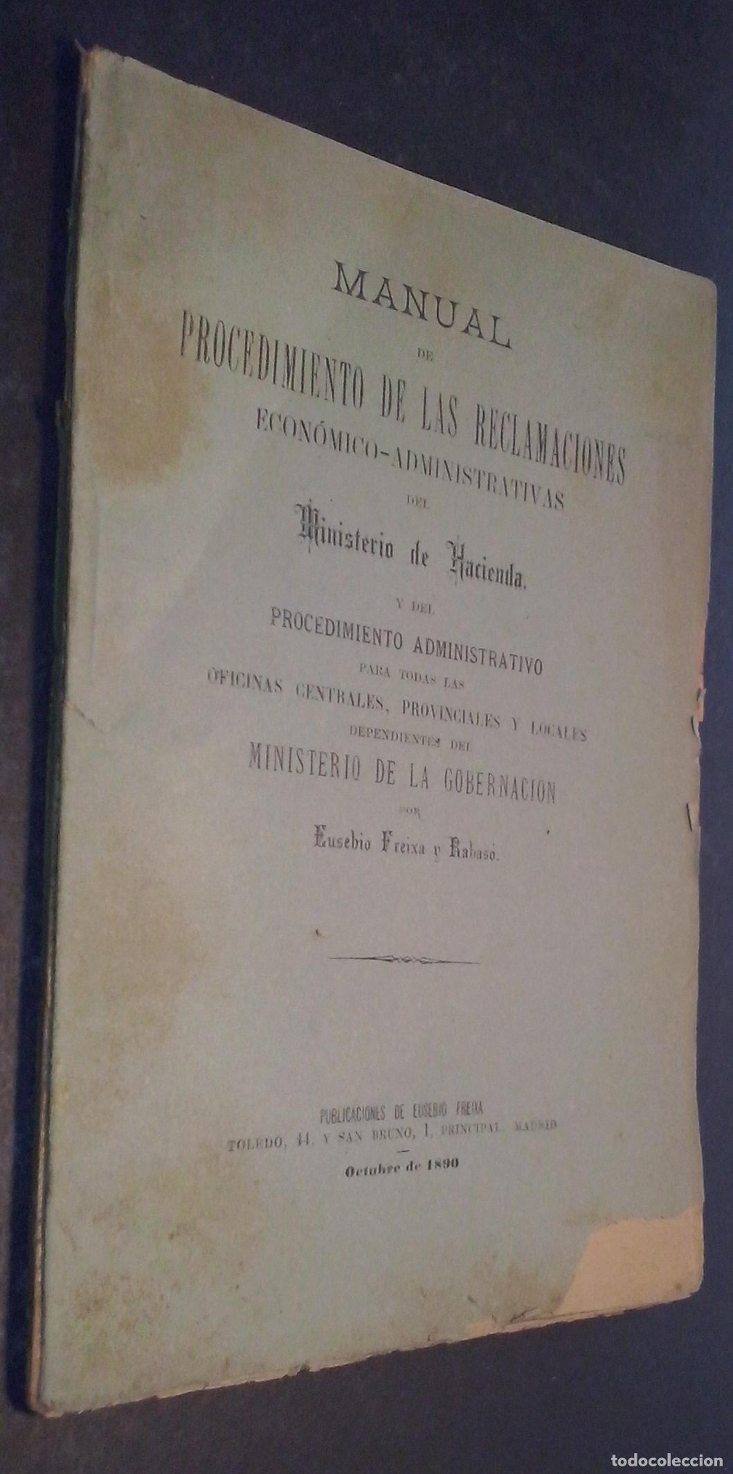 B&uuml;cher: Manual de procedimiento de las reclamaciones econ&oacute;mico-administrativas del Ministerio de Hacienda y