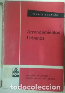 books: Legislaci&oacute;n de Arrendamientos urbanos - AN&Oacute;NIMO: