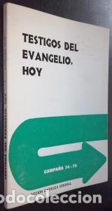 books: Testigos del evangelio, hoy - AN&Oacute;NIMO: