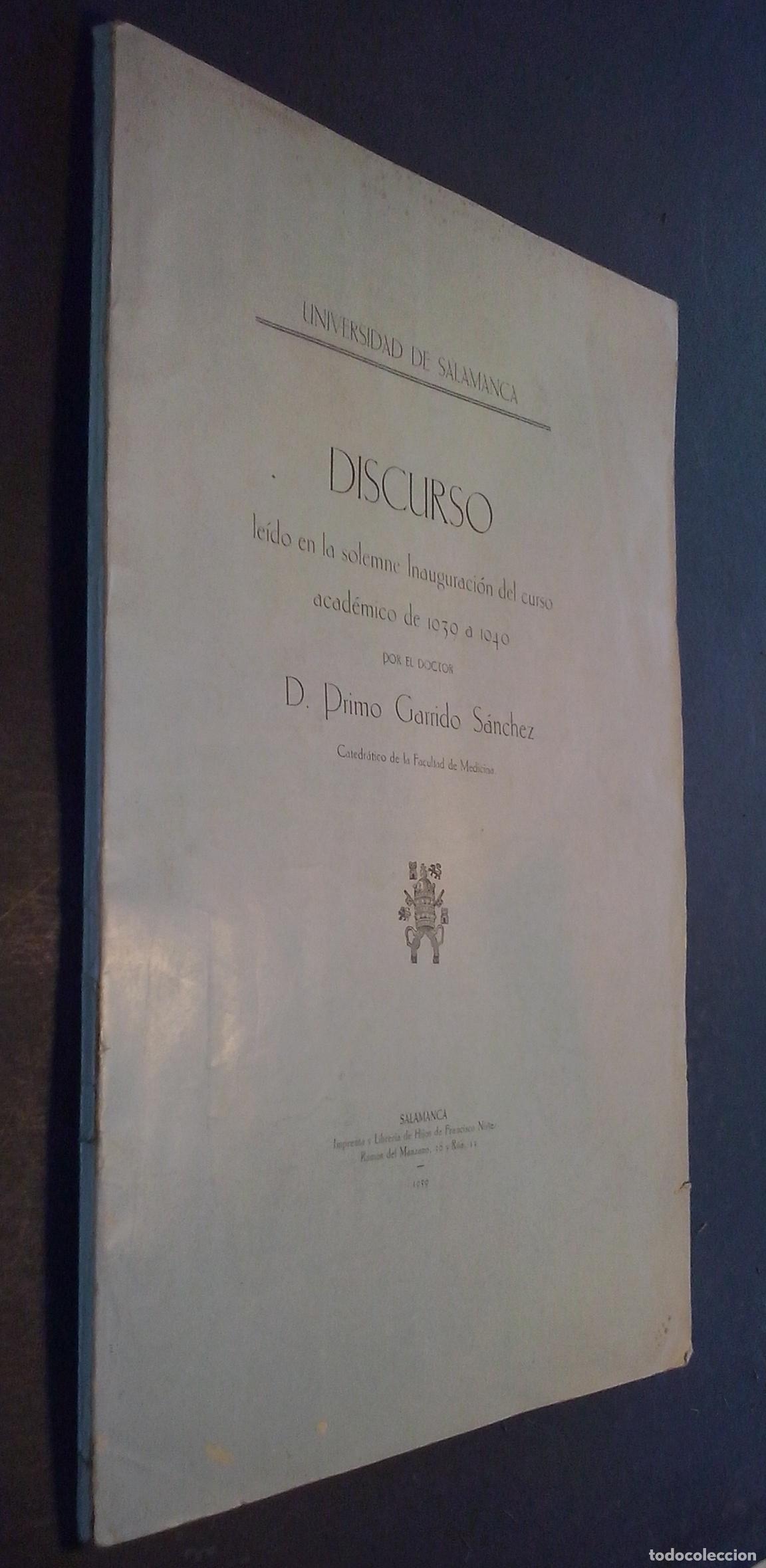 B&uuml;cher: Algunos rasgos fisiol&oacute;gicos y cl&iacute;nicos del pueblo salmantino. Discurso le&iacute;do en la solemne Inaugurac