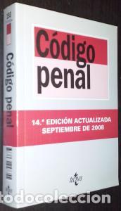 Libri di seconda mano: C&oacute;digo penal. 14&trade; edici&oacute;n. Edici&oacute;n actualizada septiembre de 2008 - GIMBERNAT ORDEIG, Enrique y MEST
