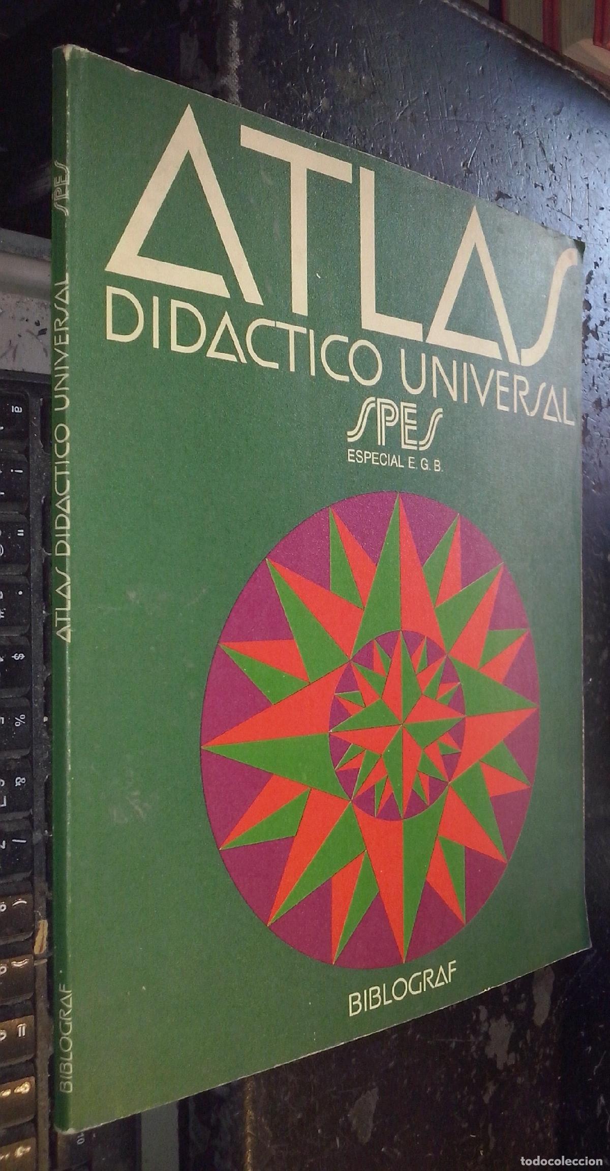 Livros em segunda m&atilde;o: Atlas did&aacute;ctico universal. SPES. Especial E.G.B. - ATLAS: