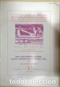 Libros: Diez a&ntilde;os despu&eacute;s. - AZOR&Iacute;N, Francisco: - Foto 1