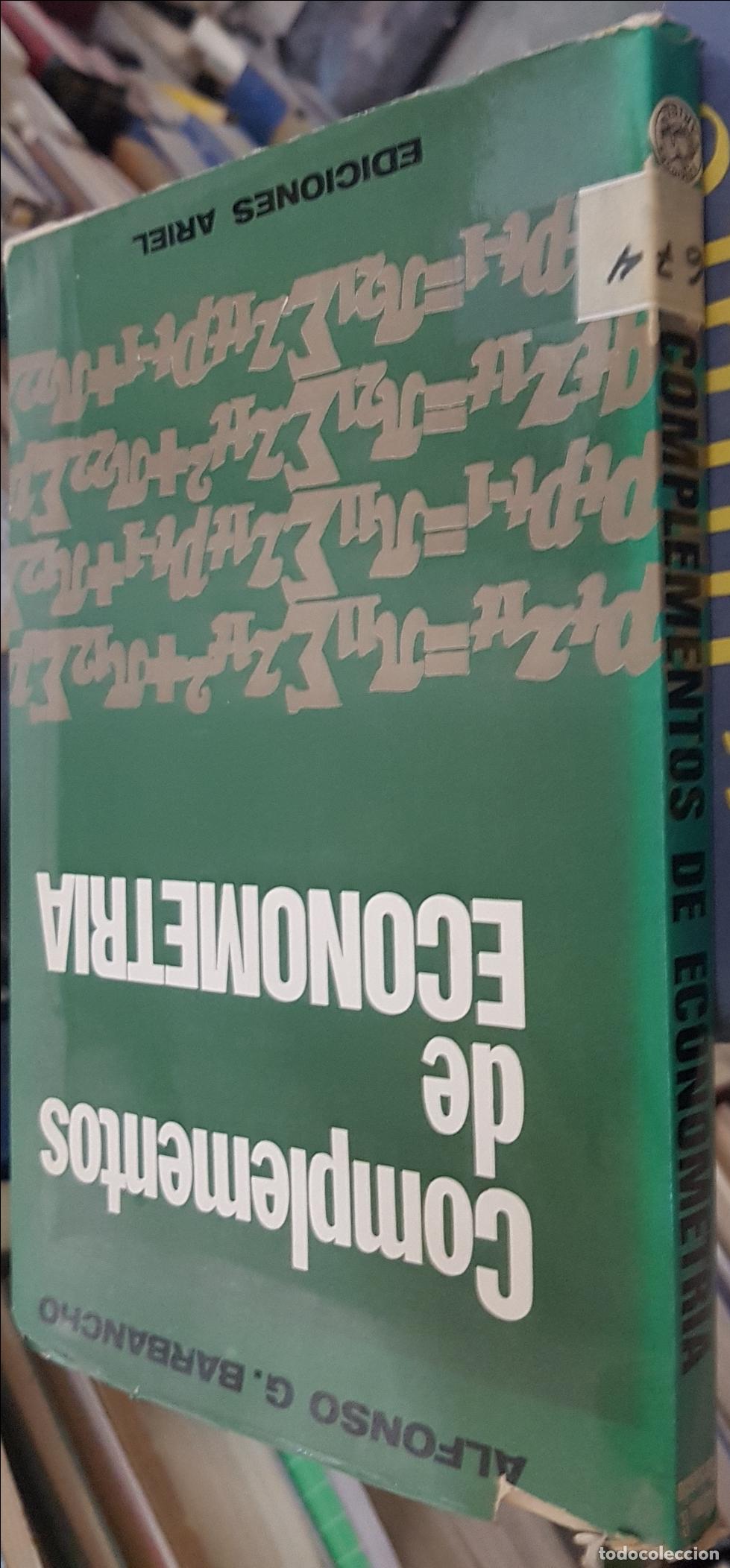 B&uuml;cher: Complementos de econometr&iacute;a - BARBANCHO, Alfonso G.: