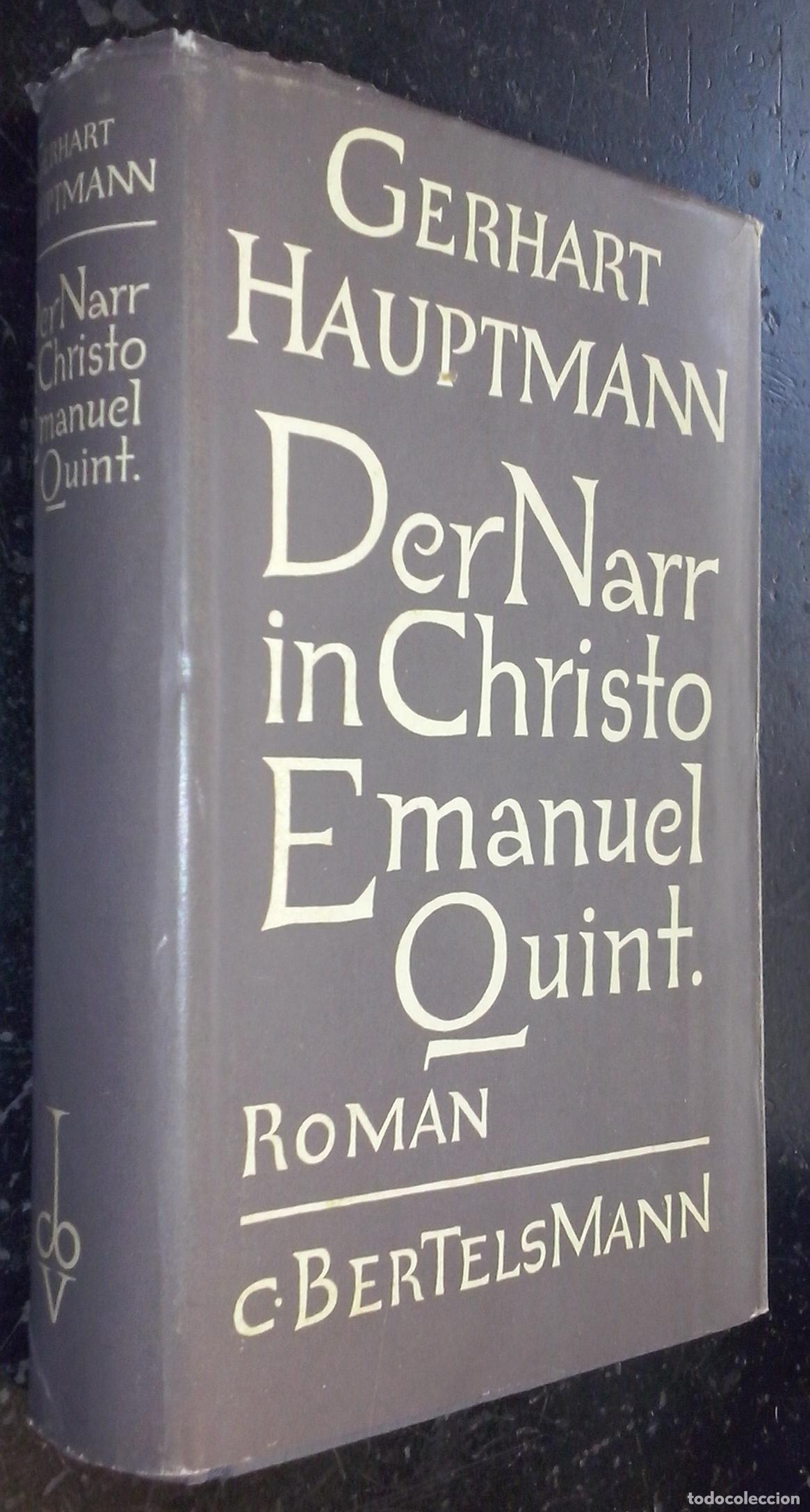 Libri di seconda mano: Der narr in christo Emanuel Quint - HAUPTMANN, Gerhart:
