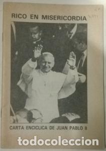 Libri di seconda mano: Rico en misericordia. Carta enc&iacute;clica de... - JUAN PABLO II: