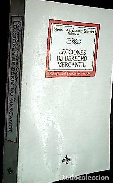 B&uuml;cher: Lecciones de derecho mercantil. Coordinaci&oacute;n de .... - JIM&Eacute;NEZ S&Aacute;NCHEZ, Guillermo J. - AA.VV.: