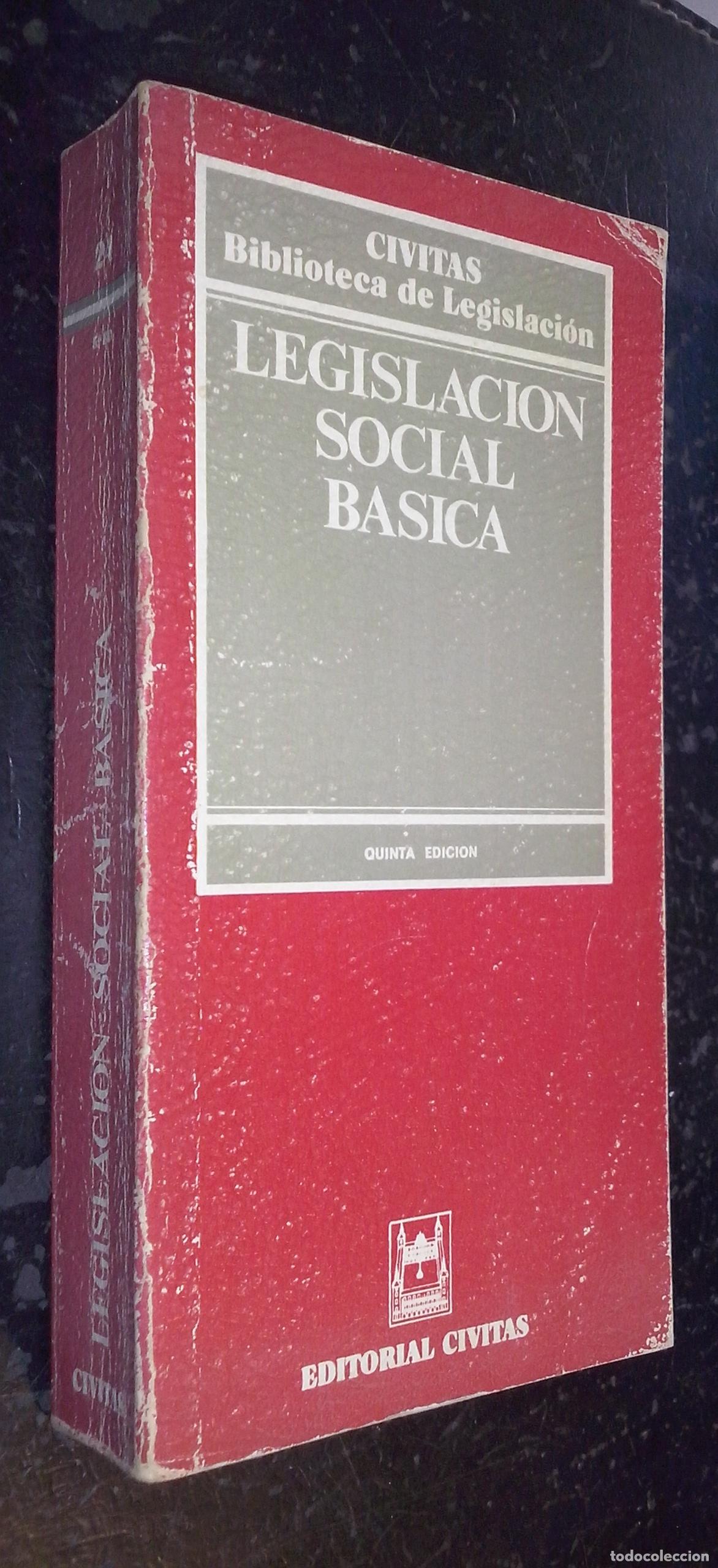 books: Legislaci&oacute;n social b&aacute;sica - LEGISLACI&Oacute;N:
