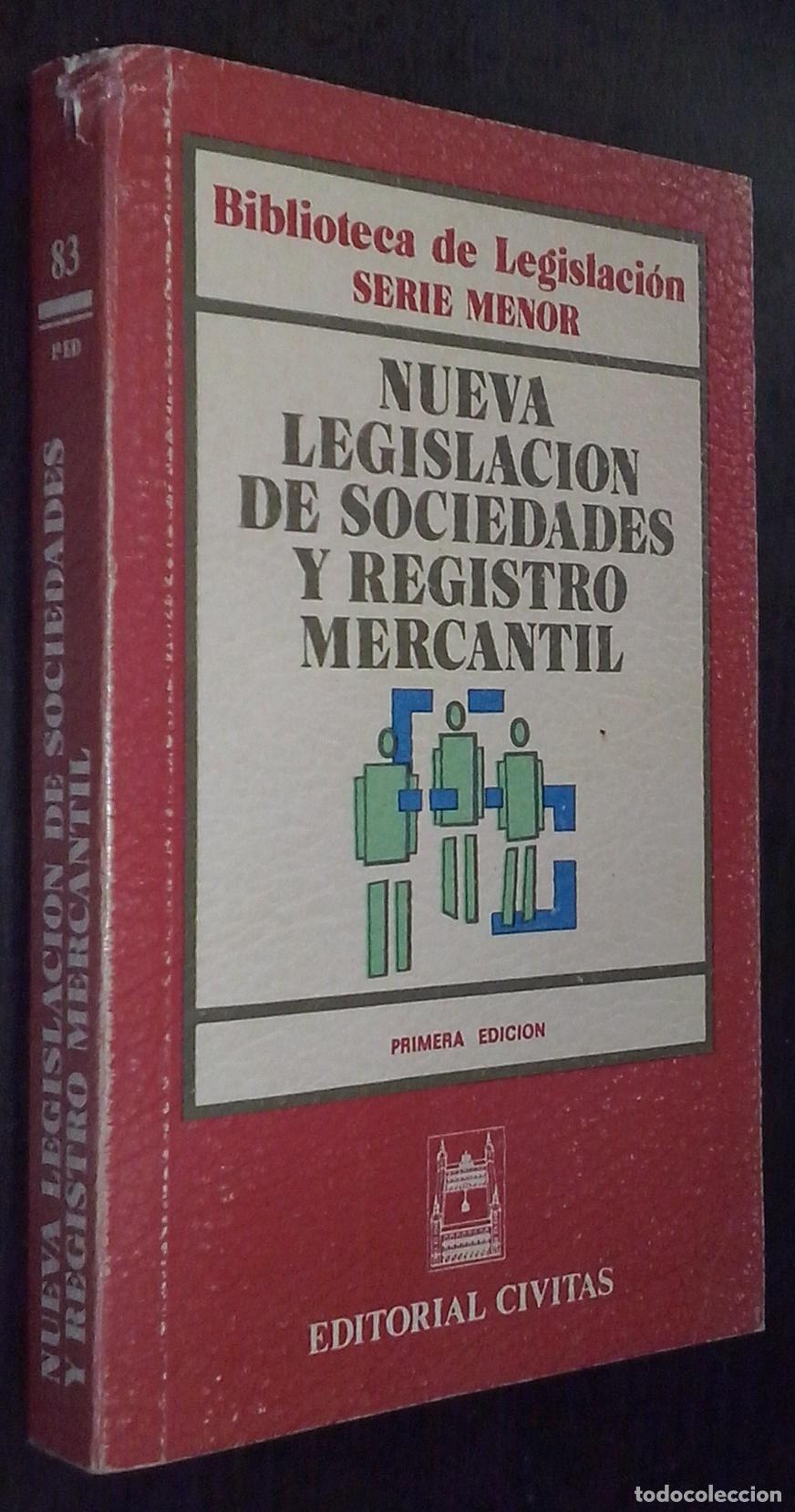 Libros: Nueva legislaci&oacute;n de sociedades y registro mercantil - LEGISLACI&Oacute;N: