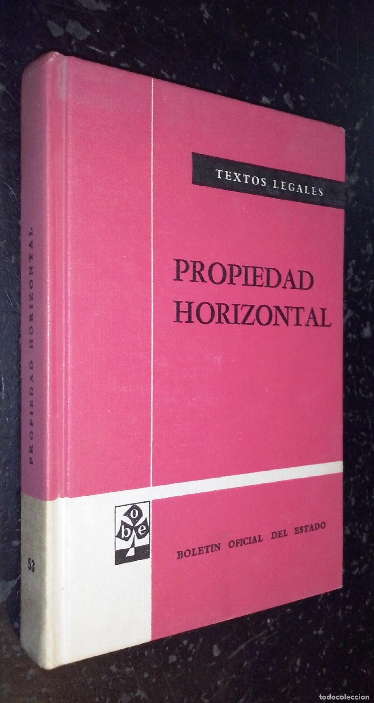 Libri di seconda mano: Propiedad horizontal - LEGISLACI&Oacute;N:
