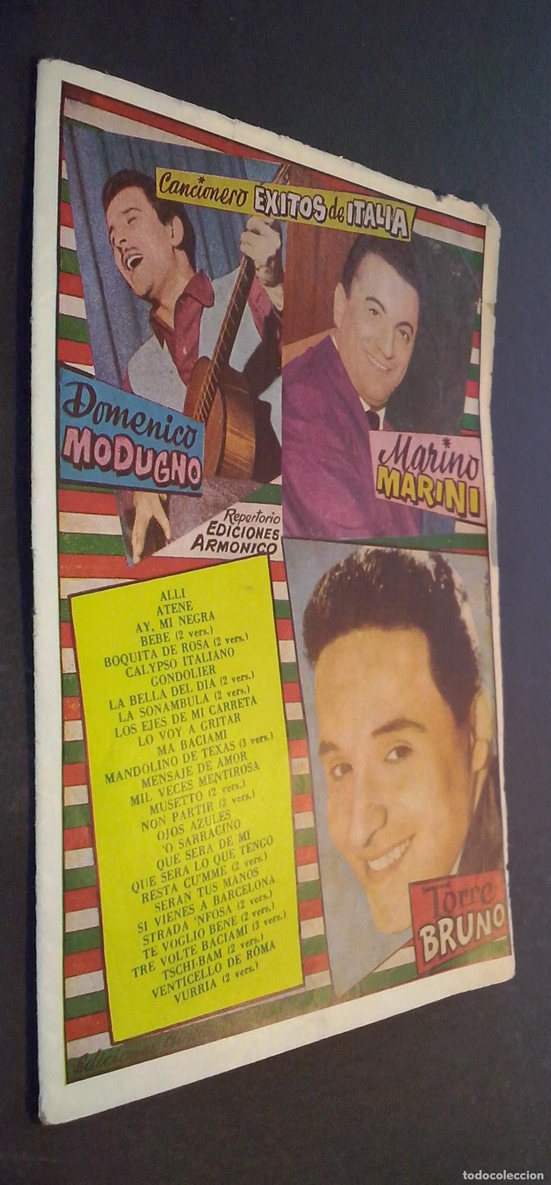 B&uuml;cher: &Eacute;xitos de Italia. Domenico Modugno. Marino Marini. Torrebruno - CANCIONERO: