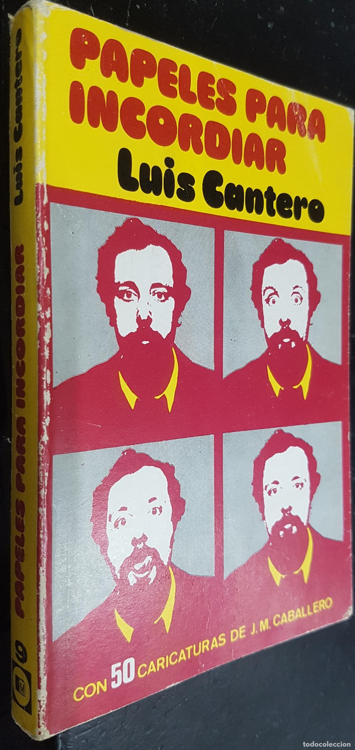 Libros: Papeles para incordiar - CANTERO, Luis: - Foto 1