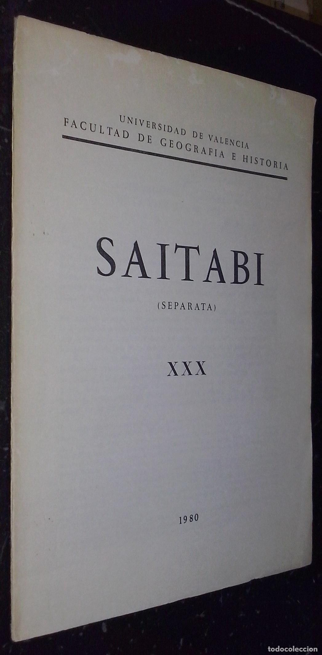 books: Saitabi (separata). XXX - CARCEL ORT&Iacute;, Vicente:
