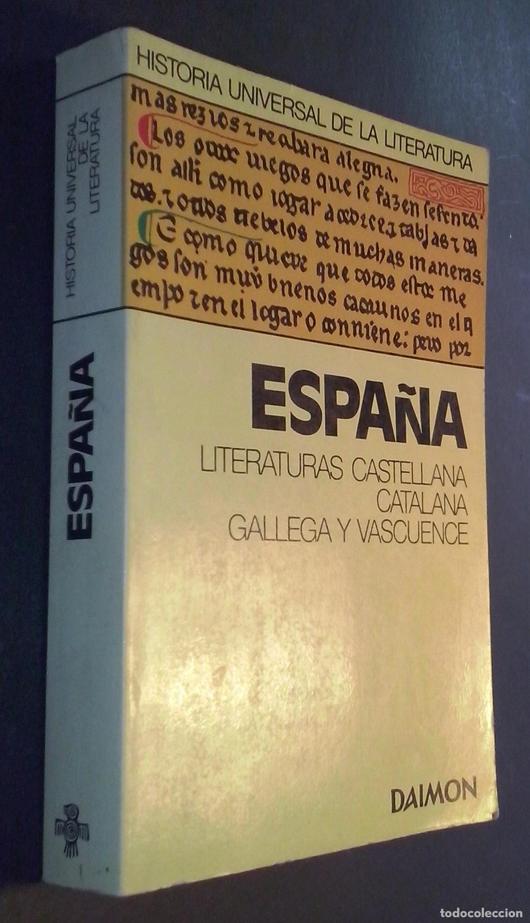 Livros em segunda m&atilde;o: Espa&ntilde;a. Literaturas castellana, catalana, gallega y vascuence - LLOPIS, Jos&eacute; J. y FERRER, Miquel: