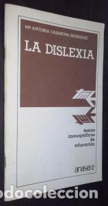 Libros: La dislexia - CASONA RODR&Iacute;GUEZ, M&trade; Antonia: - Foto 1