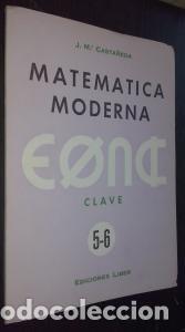 Libri di seconda mano: Matem&aacute;tica moderna. Clave. Cuaderno n&int; 5-6 - CASTA&Ntilde;EDA, Jos&eacute; M&trade;: