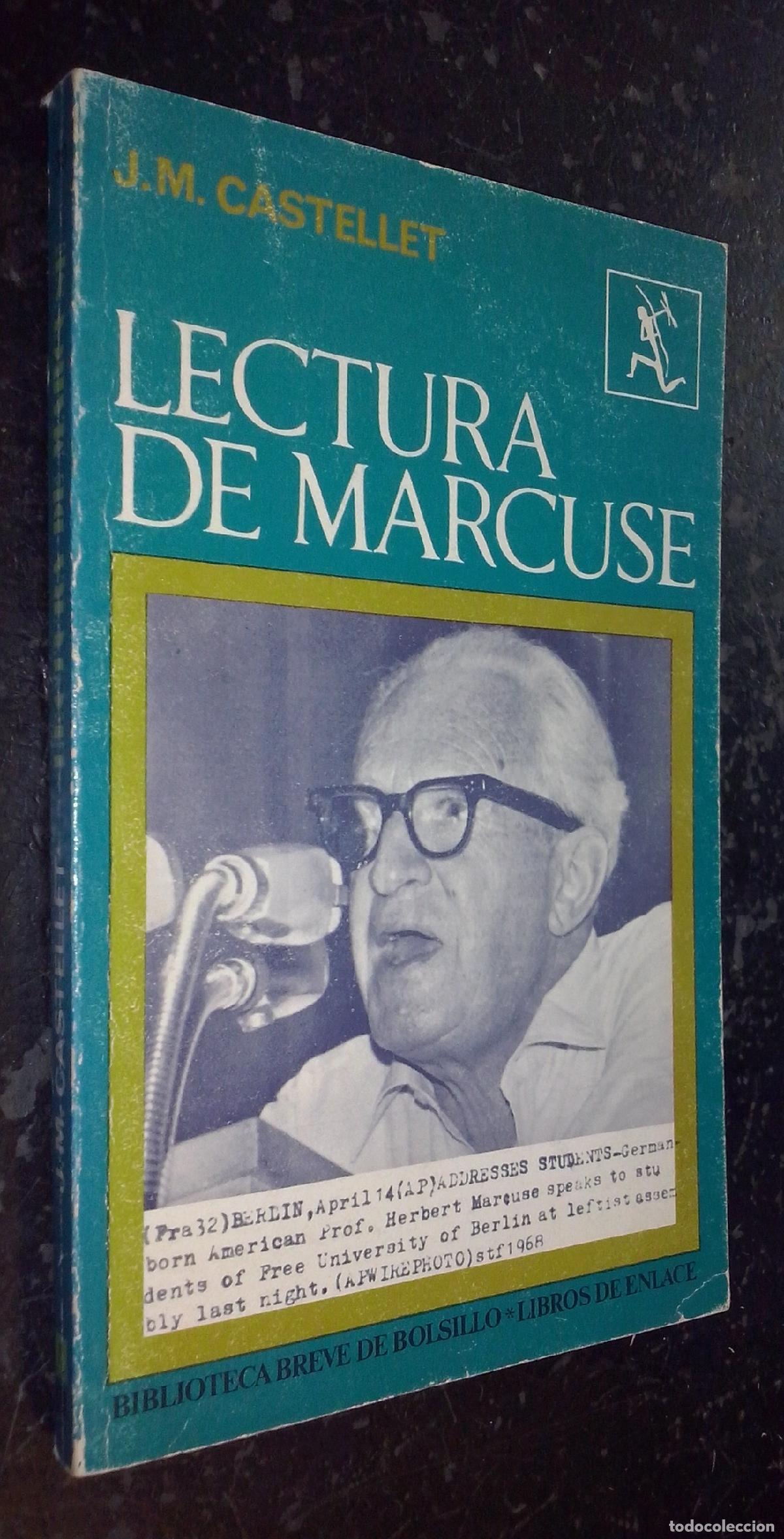 Libros: Lectura de Marcuse - CASTELLET, J. M.: - Foto 1