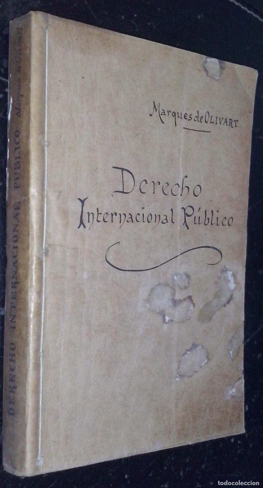 Libros: Tratado elemental de derecho internacional p&uacute;blico - MARQU&Eacute;S DE OLIVART: