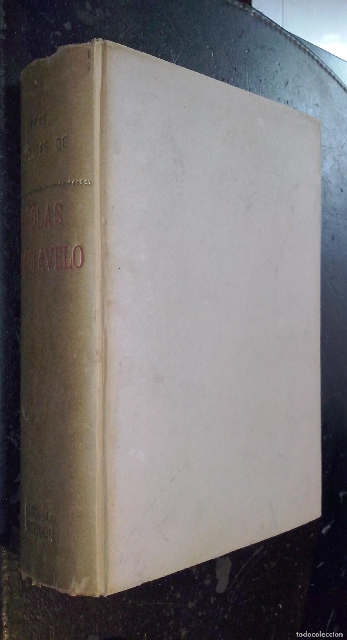 books: Obras pol&iacute;ticas de... - MAQUIAVELO, Nicol&aacute;s: