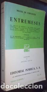 books: Entremeses - CERVANTES, Miguel de: