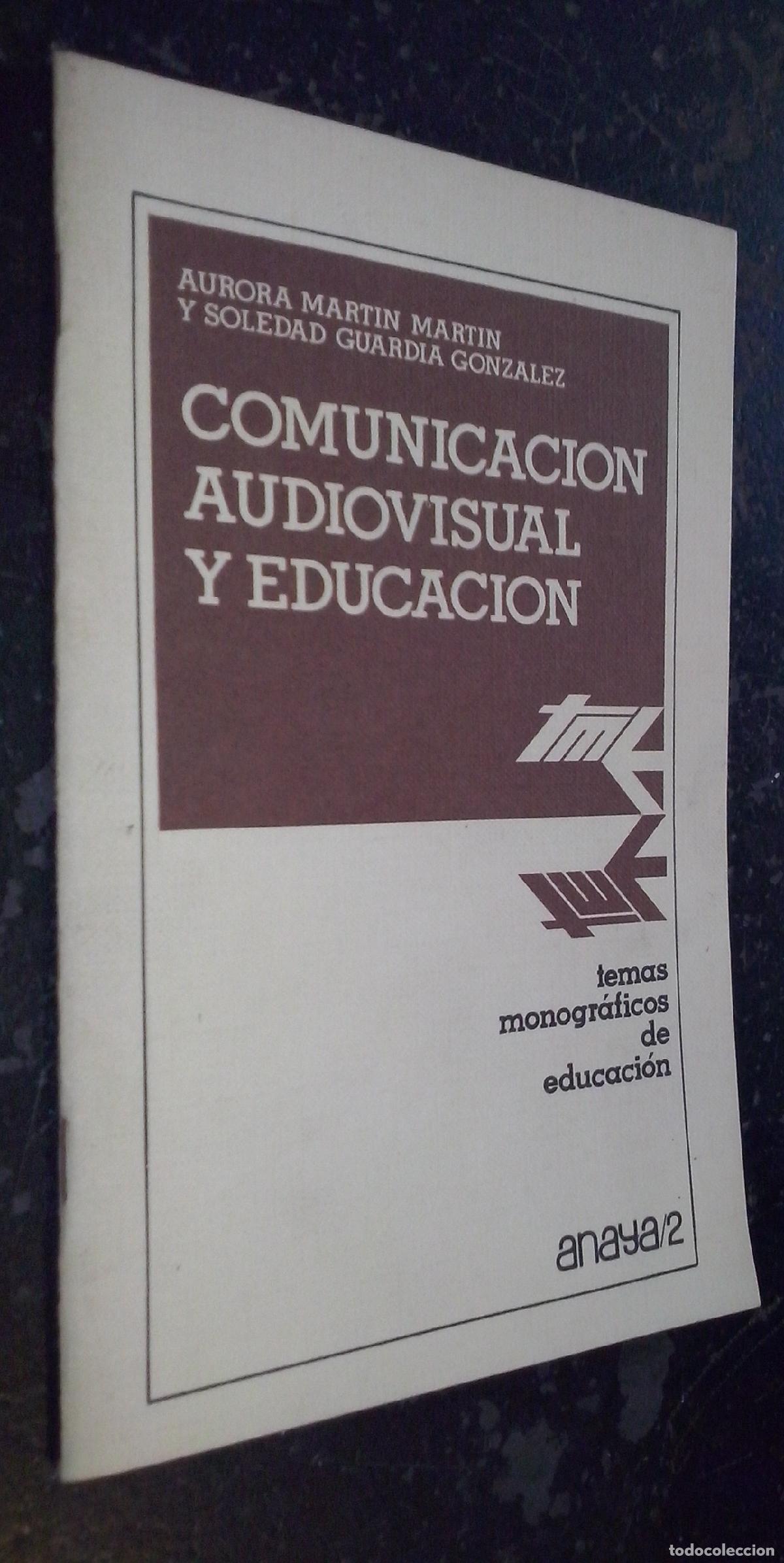 Livros em segunda m&atilde;o: Comunicaci&oacute;n audiovisual y educaci&oacute;n - MART&Iacute;N MART&Iacute;N, Aurora y GUARDIA GONZ&Aacute;LEZ, Soledad: